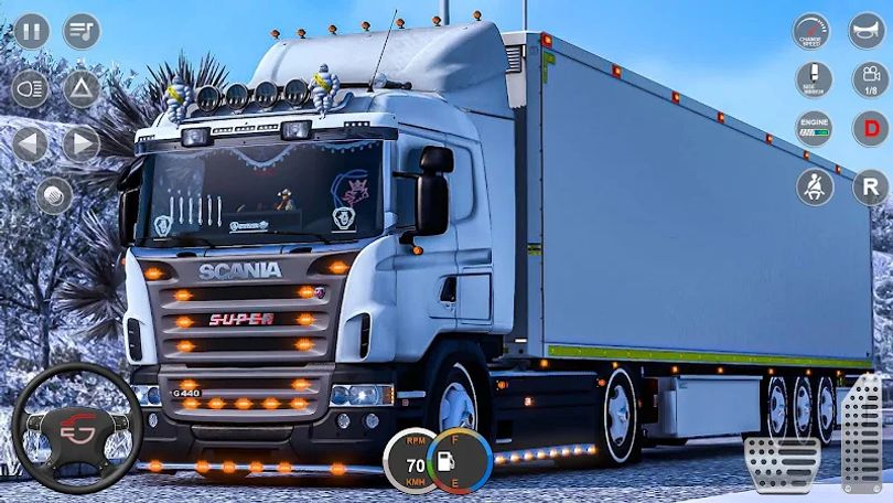 Hình ảnh City Euro Truck Simulator 3d MOD Vô Hạn Tiền