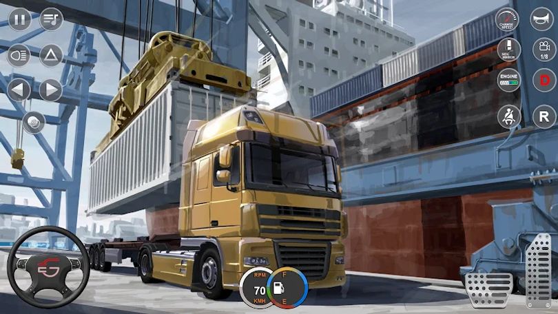 Hình ảnh City Euro Truck Simulator 3d MOD Menu