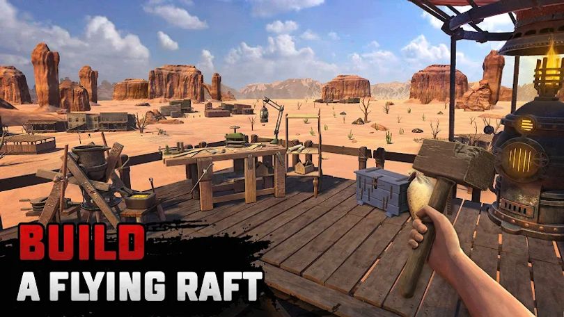 Hình ảnh Raft Survival: Desert Nomad MOD Vô Hạn Tiền