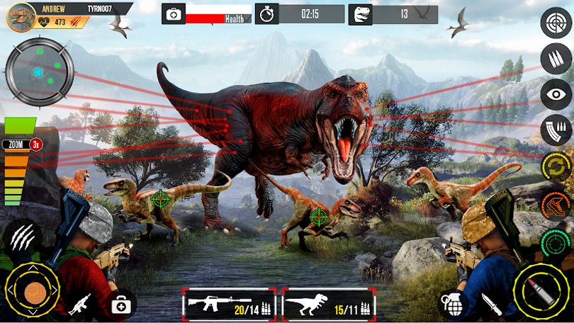 Hình ảnh Real Dino Hunting Gun Games MOD Vô Hạn Tiền