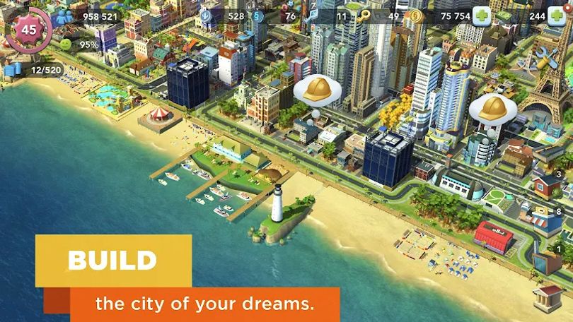 Hình ảnh SimCity BuildIt MOD Vô Hạn Tiền