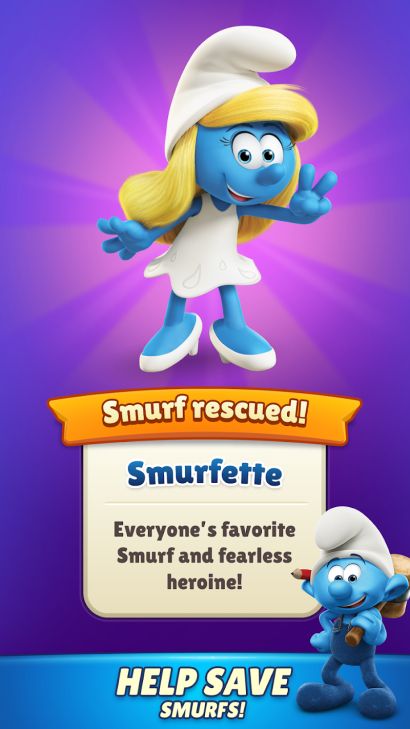 Hình ảnh Smurfs Magic Match MOD Vô Hạn Lives